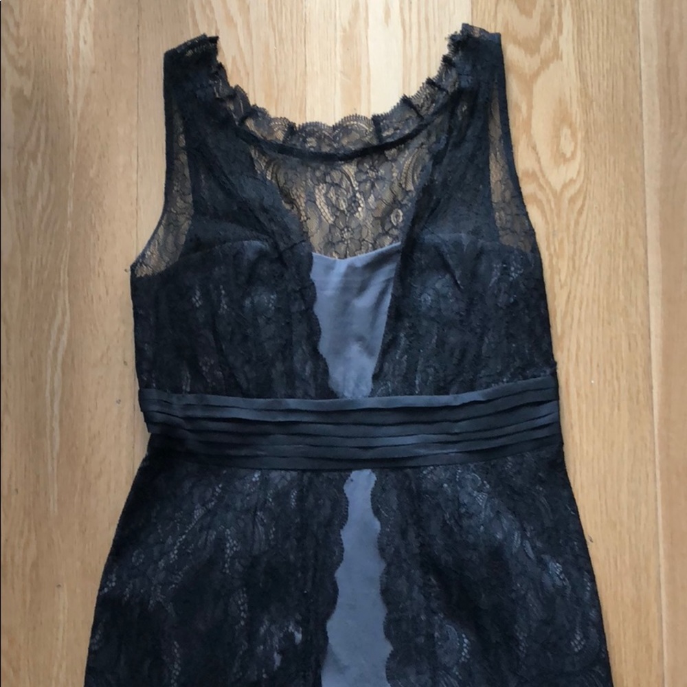 Anthropologie Elegant Black Lace Dress